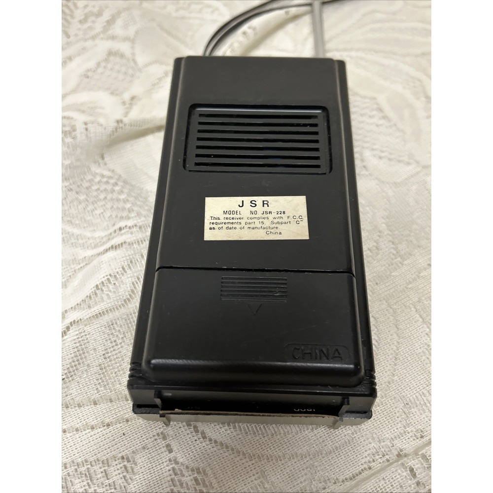Vintage JSR FM-AM Receiver Radio Model JSR-228 Parts Or Repair, Not Working - Picture 6 of 15